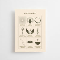 WINTER BINGO | POSTCARD